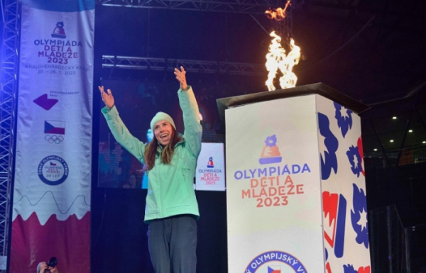 Výpravu Jihomoravského kraje na Olympiádu dětí a mládeže přivedla krasobruslařka Eliška Březinová