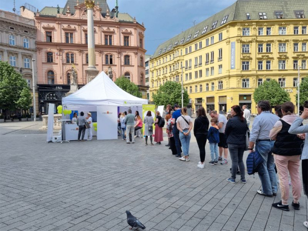 Na náměstí Svobody v Brně se budou opět bezplatně vyšetřovat mateřská znaménka